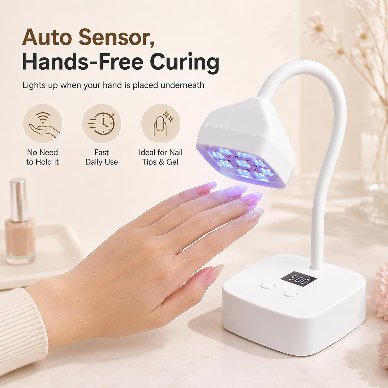 Power Storage Lotus UV/LED Nail Lamp