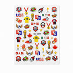 Women's 2026 Soccer Tournament 3D Self-Adhesive Decals