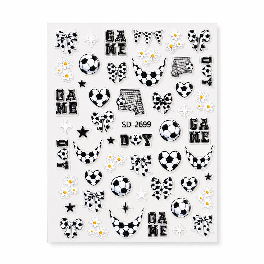 Women's 2026 Soccer Tournament 3D Self-Adhesive Decals