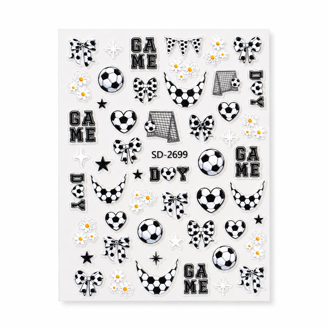 Women's 2026 Soccer Tournament 3D Self-Adhesive Decals