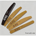 Washable Nail File with Ruler & Nail  Guide