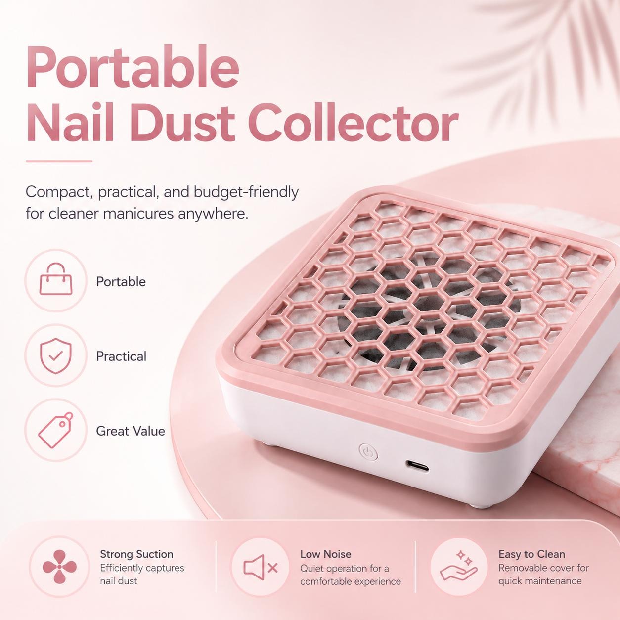 Portable Nail Dust Collector