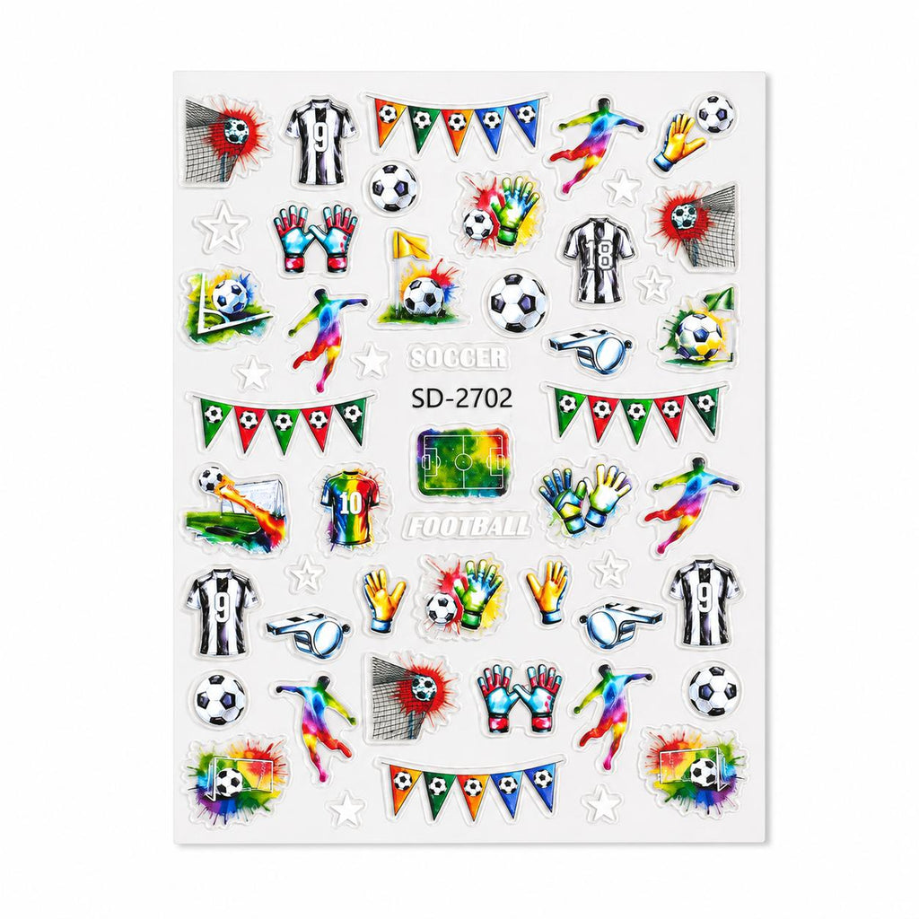 Women's 2026 Soccer Tournament 3D Self-Adhesive Decals
