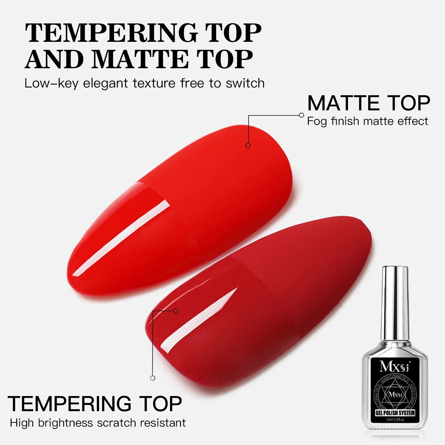 Functional Gel System - Base / Top / Tempering Top Coat (15ml)