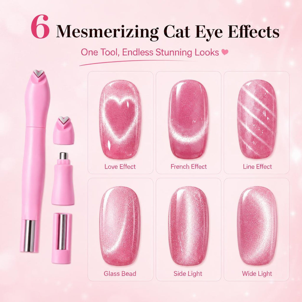 3 in 1 Cat Eye Nail Magnet Tool