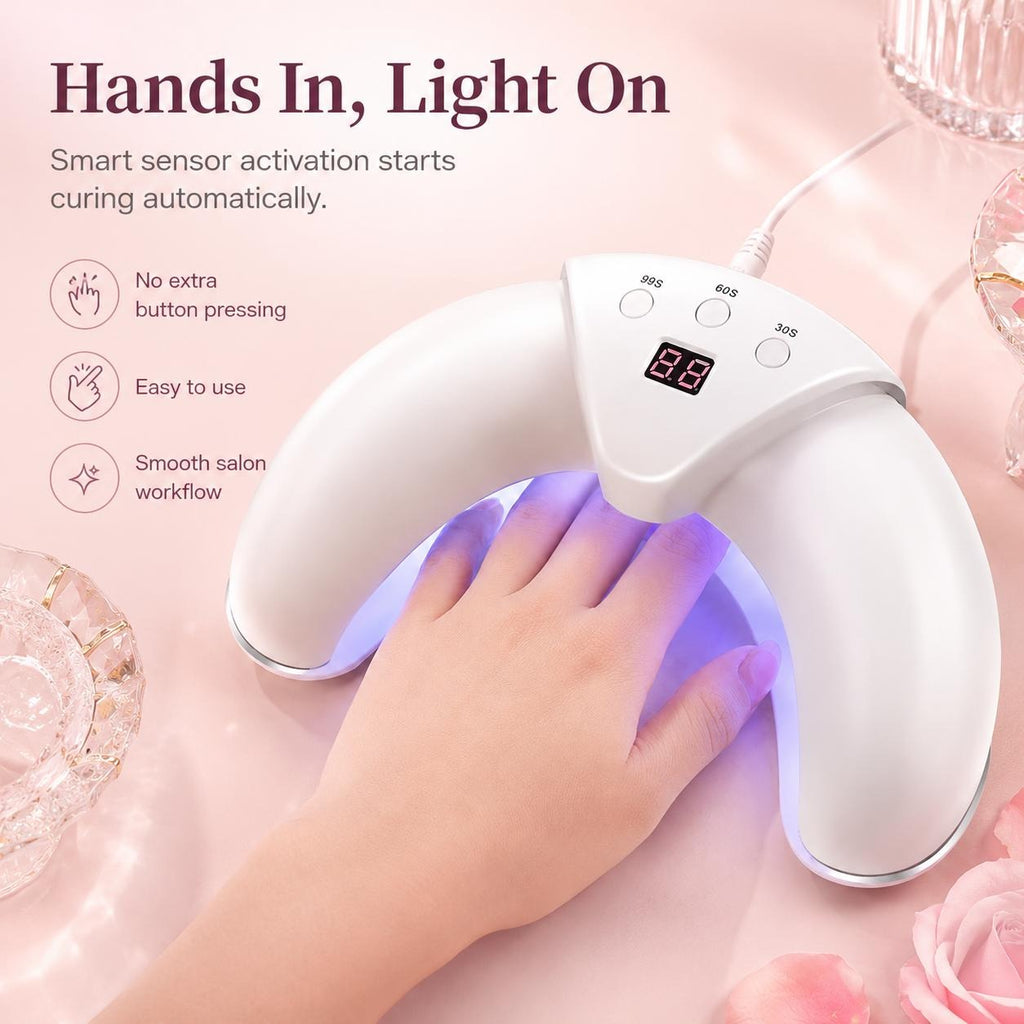 Foldable UV Nail Lamp  with Digital Timer