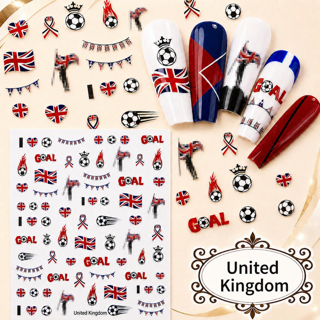 Women's 2026 Soccer Tournament 3D Self-Adhesive Decals