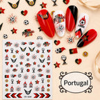 Women's 2026 Soccer Tournament 3D Self-Adhesive Decals