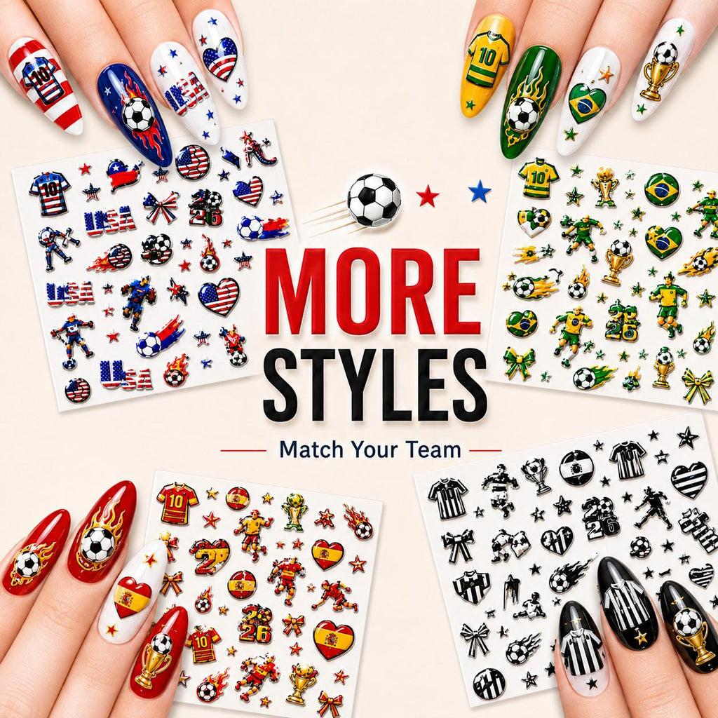 Women's 2026 Soccer Tournament 3D Self-Adhesive Decals