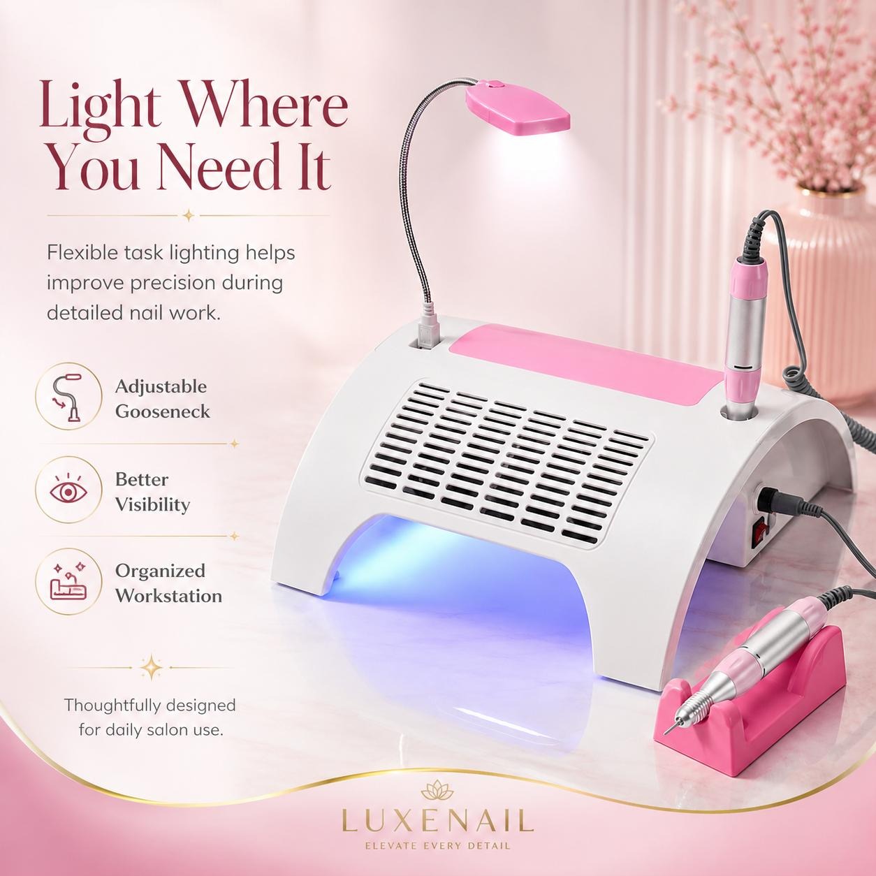 Professional 5-in-1 Nail Machine