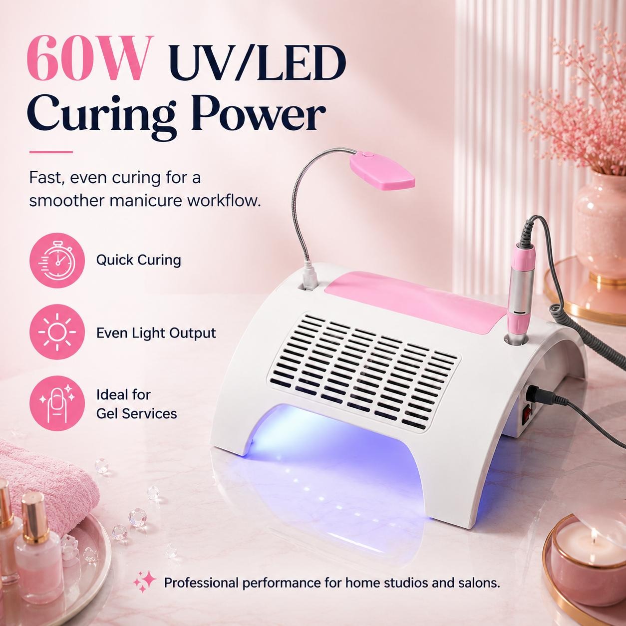Professional 5-in-1 Nail Machine