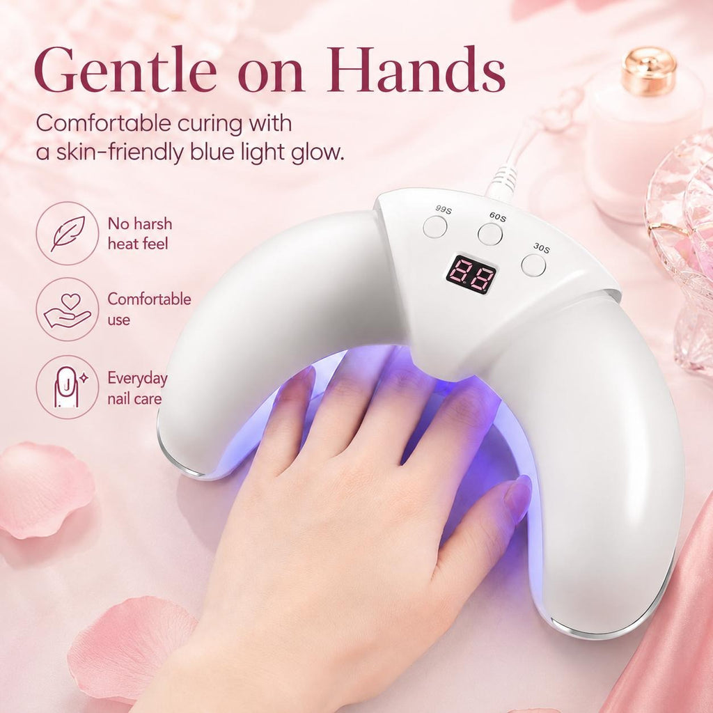 Foldable UV Nail Lamp  with Digital Timer