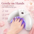 Foldable UV Nail Lamp  with Digital Timer