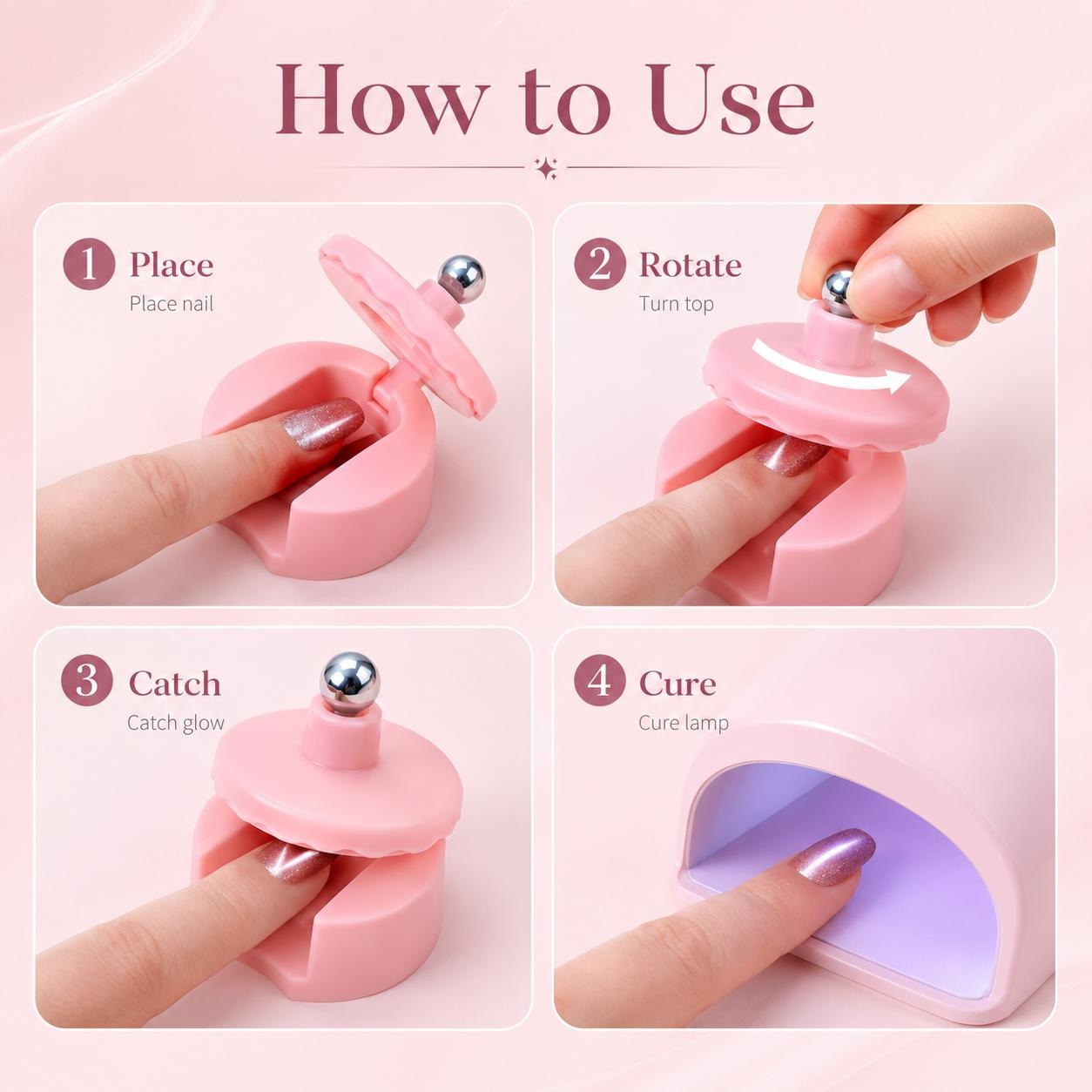 2nd Gen Rotating Cat Eye Magnet Tool for Gel Polish