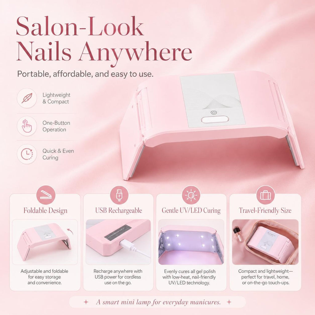 Portable Foldable UV/LED Nail Lamp
