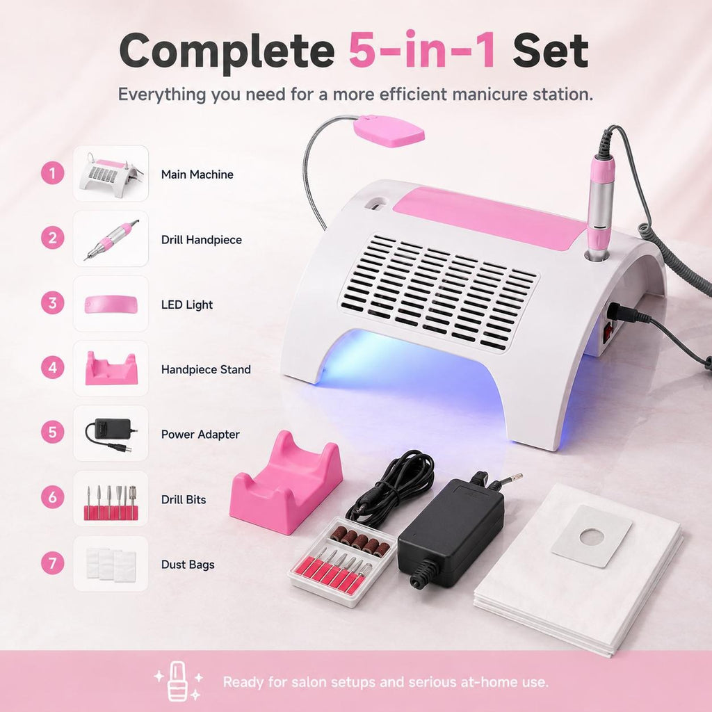 Professional 5-in-1 Nail Machine