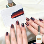 Velvet Cat Eye Sea Sunset Magnetic Gel Nail Polish