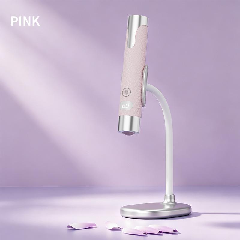 Smart Sensor Nail Lamp Portable UV LED Nail Light with Magnetic Flexible Stand USB Rechargeable Quick Dry Nail Curing Lamp