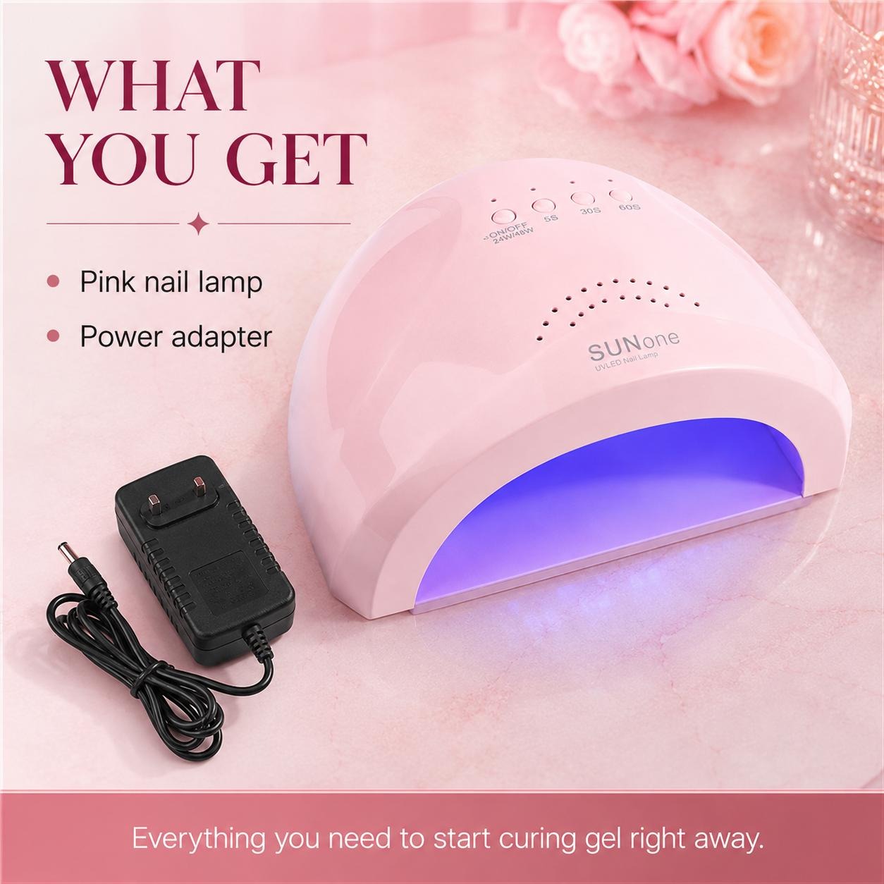 SUNone 48W UV/LED Nail Lamp