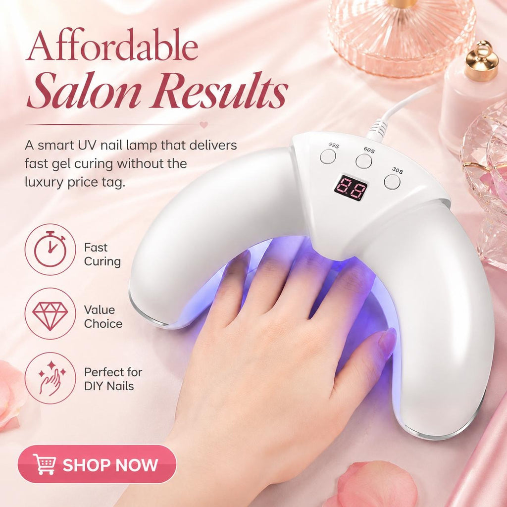 Foldable UV Nail Lamp  with Digital Timer