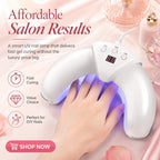 Foldable UV Nail Lamp  with Digital Timer