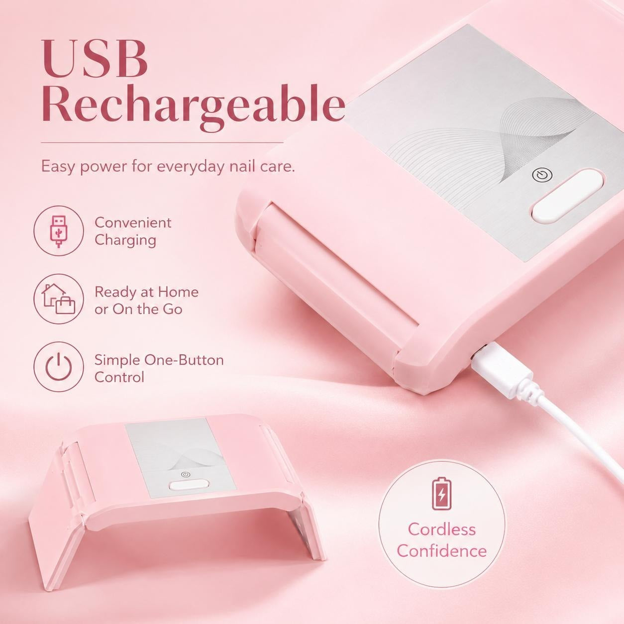 Portable Foldable UV/LED Nail Lamp