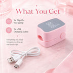 Portable USB Rechargeable Mini LED Nail Lamp