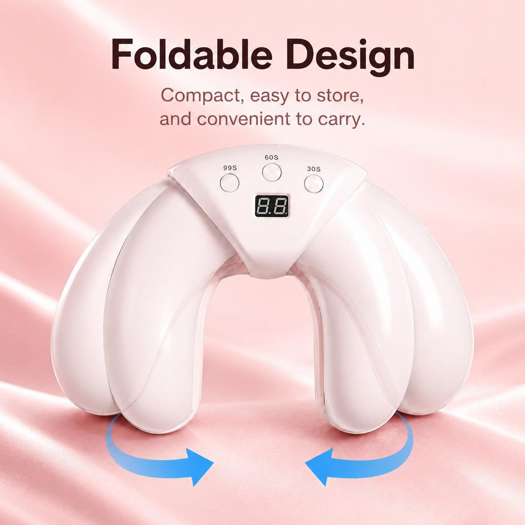 Foldable UV Nail Lamp  with Digital Timer