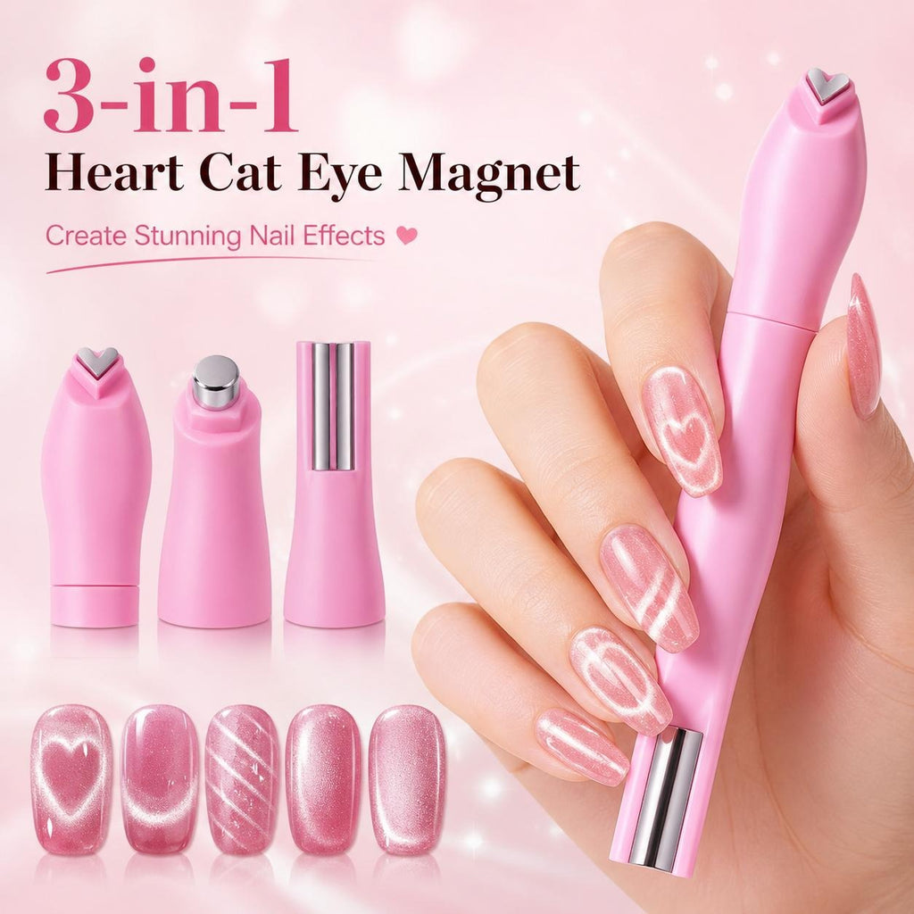 3 in 1 Cat Eye Nail Magnet Tool