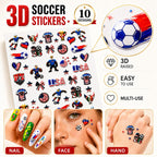 Women's 2026 Soccer Tournament 3D Self-Adhesive Decals
