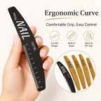 18cm Washable Nail File with Ruler & Guide