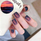 Velvet Cat Eye Sea Sunset Magnetic Gel Nail Polish