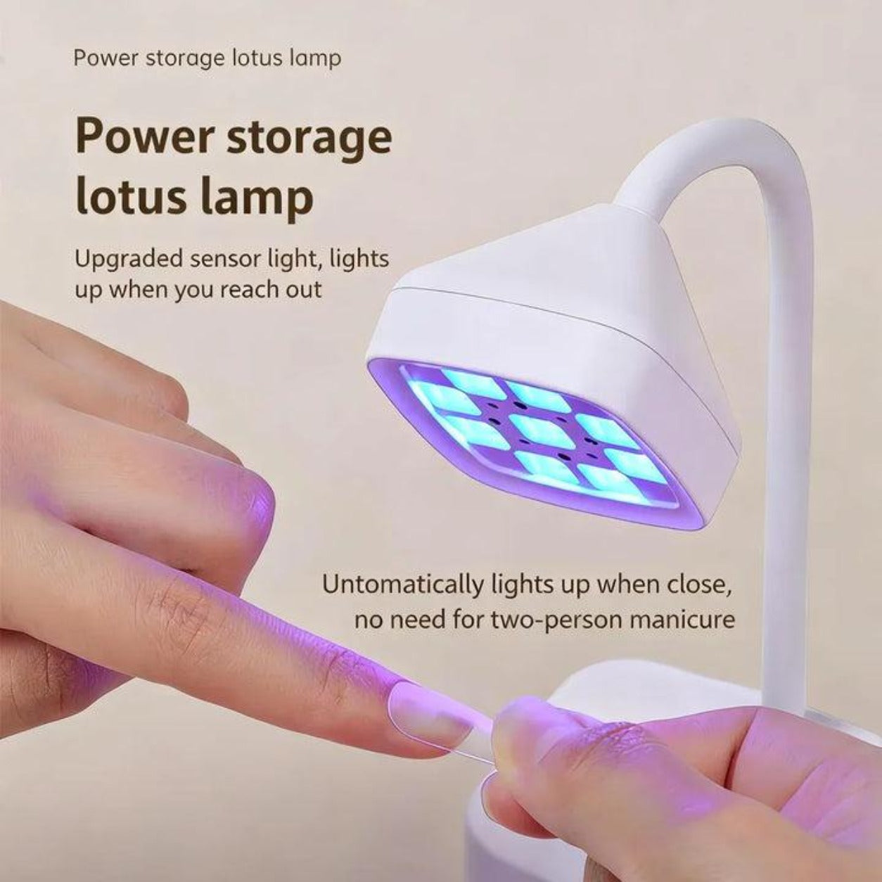 Power Storage Lotus UV/LED Nail Lamp