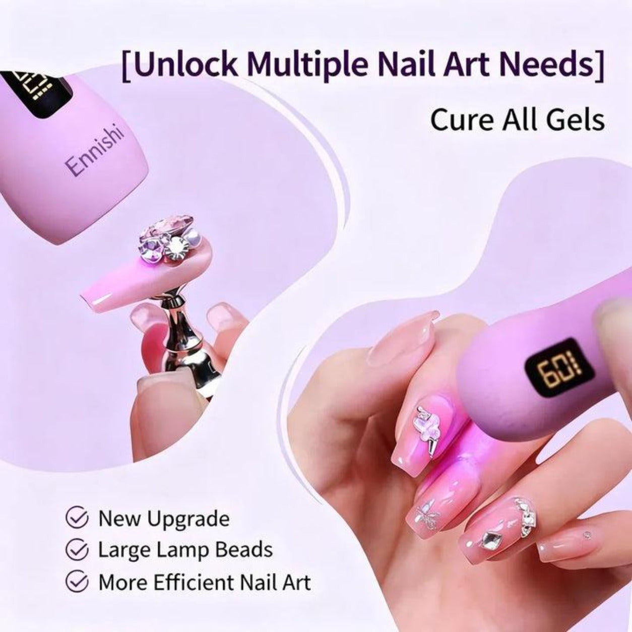 Paw Print Mini UV LED Nail Lamp