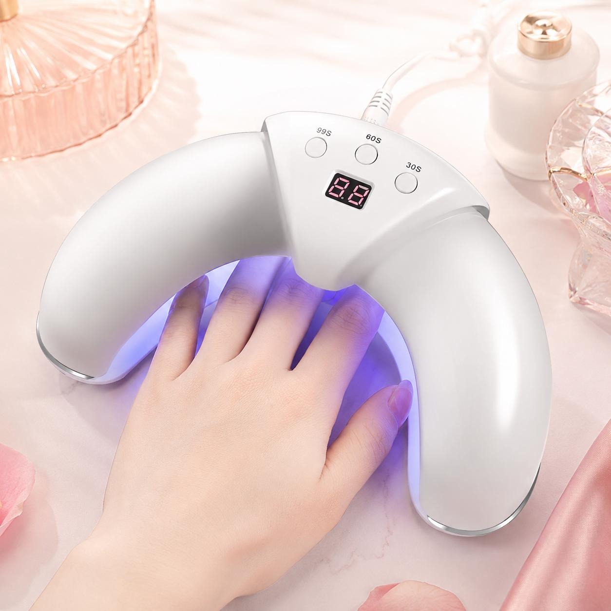 Foldable UV Nail Lamp  with Digital Timer