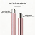 Double header ball cat eye magnet tool designed for magnetic cat eye gel polish, creating precise 3D nail effects with shimmering, reflective nail designs, ideal for achieving professional salon-quality gel manicures with intricate light-reflecting patterns.