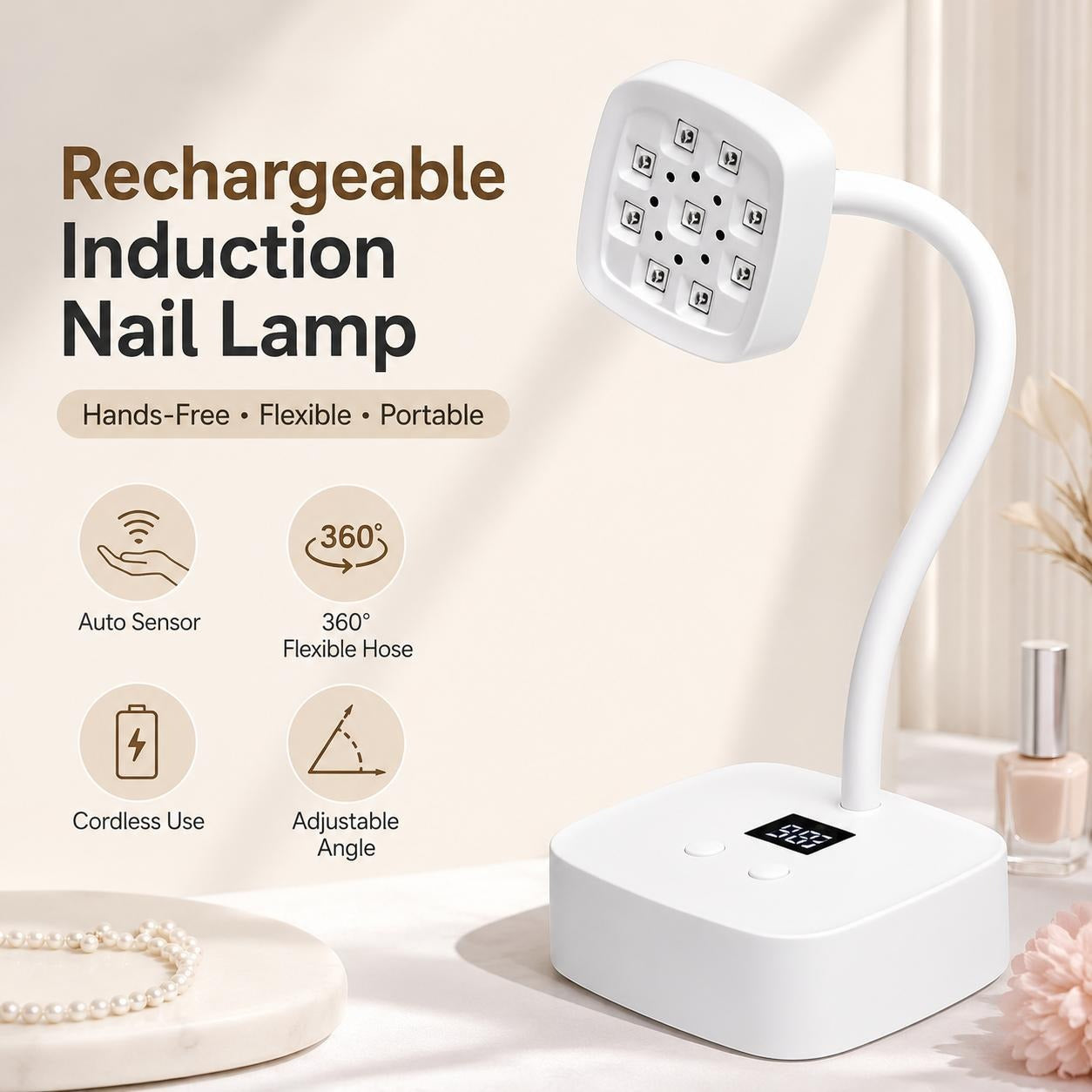 Power Storage Lotus UV/LED Nail Lamp