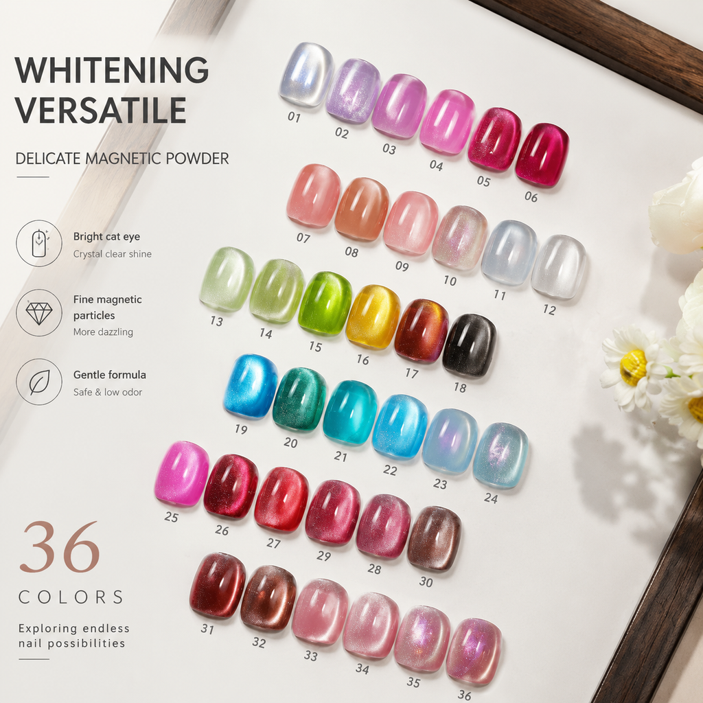 Cloud Diamond Cat Eye Gel Collection – 36 Colors