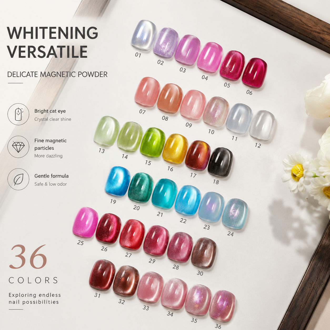 Cloud Diamond Cat Eye Gel Collection – 36 Colors