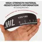 18cm Washable Nail File with Ruler & Guide