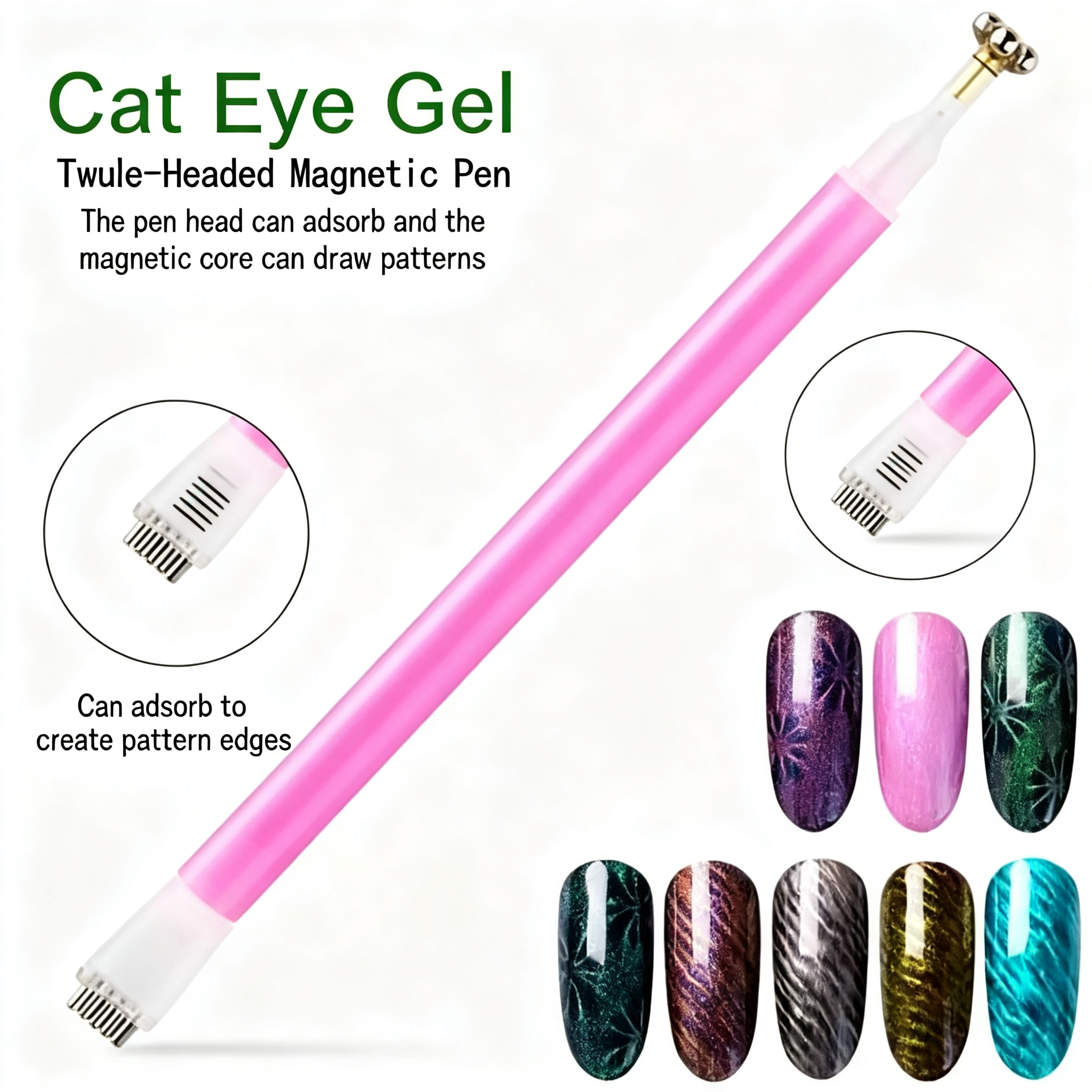Double Head Flower Magnet Pen 1 psc