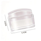 Large square nail art silicone stamper with scraper designed for use with magnetic cat eye gel polish, helping create precise 3D nail effects and reflective nail design, ideal for detailed stamping and achieving a clean professional gel manicure with salon-quality results.
