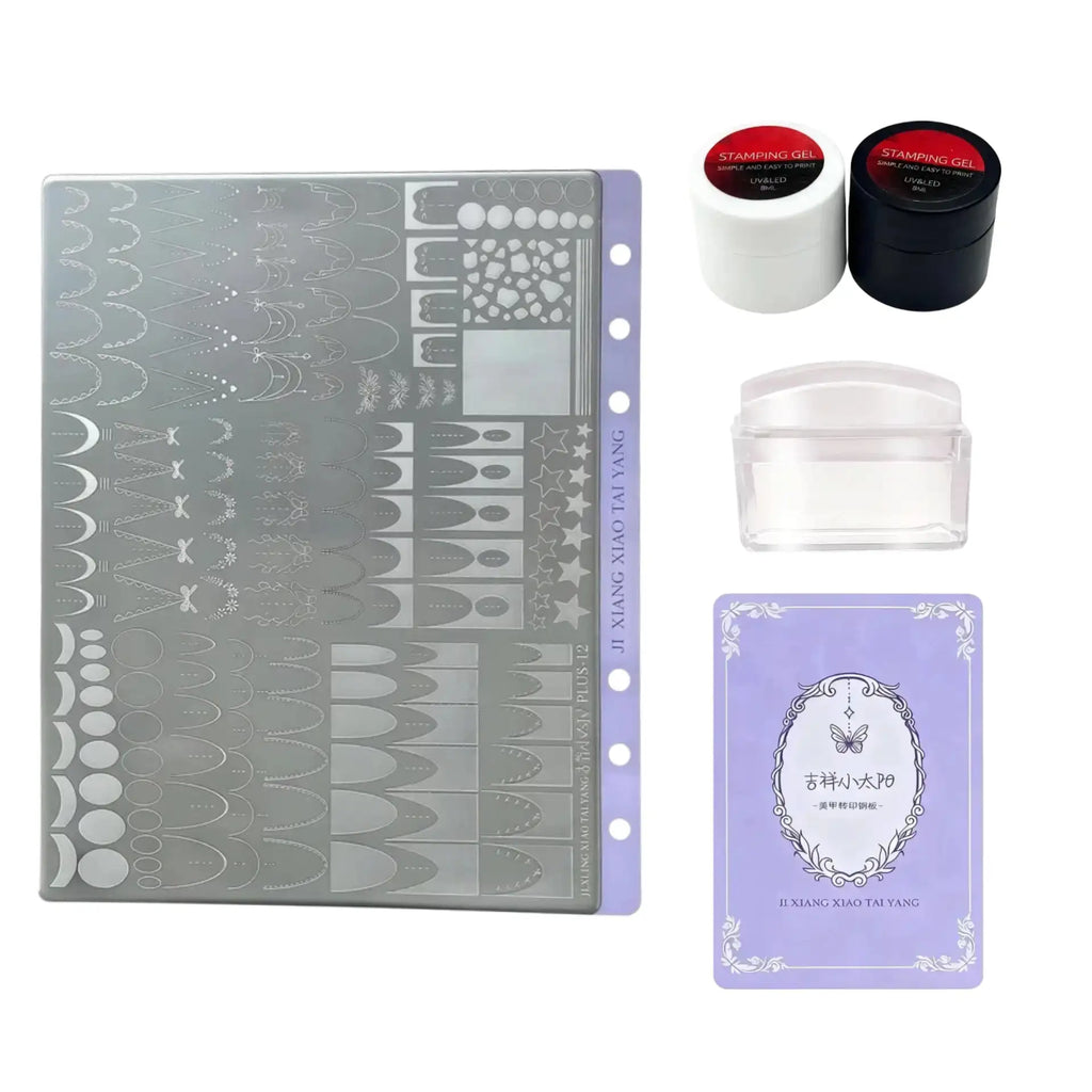PLUS-08 Apple Starry Overlay Stamping Plate